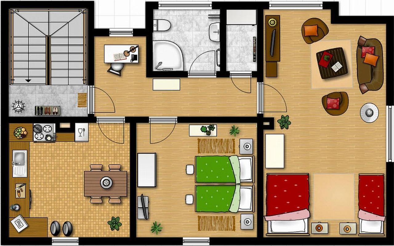 Haus Homann-Schneider, Apartment Stefan Wetter  Buitenkant foto